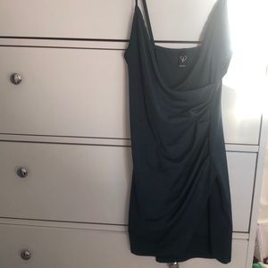dark green tight formal dress w sparkle s